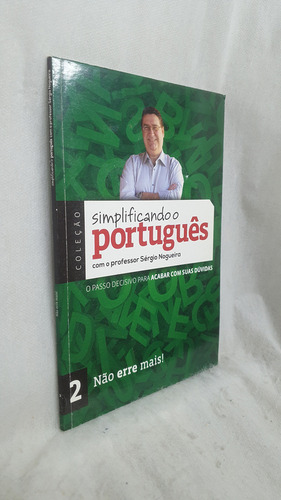 Livro Simplificando Português 2 - Não Erre Mais! + Dvd - Professor Sérgio Nogueira (Usado)