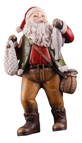 Figura De Papá Noel Para Decoración Navideña, Adorno