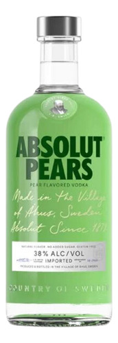 Vodka Absolut Pears Botella 750ml X3