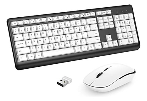 Combo De Teclado Y Mouse Inalámbricos, Juego De Teclado Y Mo