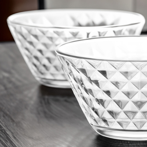 Tazón Bowl De Vidrio Lav Artemis Juego De 6 Piezas 330 Ml