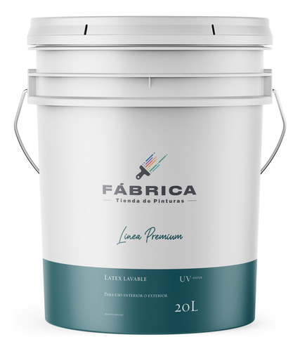 Pintura Lavable Premium Fabrica 20 Lt  Fabrica  