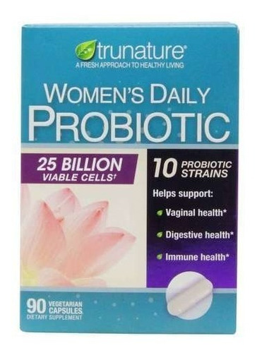 Trunature Women's Daily Probiotic 25 Billion 90 Caps (usa)