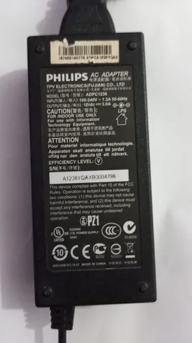 comprar Fonte Original Tv Monitor Aoc Philips 12v 3a Tpv Adpc1236