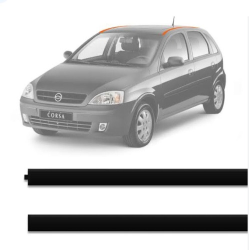 Par Friso Teto Novo Corsa Hatch 2002 03 04 05 06 07 A 2012