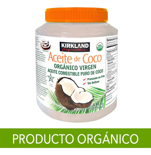 Aceite De Coco Organico 2.48 Lts Kirkland