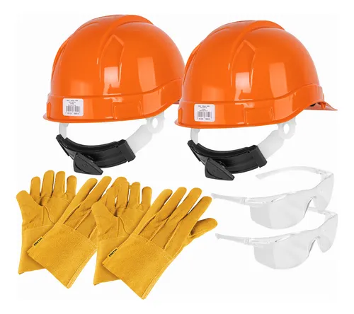 Casco guantes lentes de seguridad hotsell