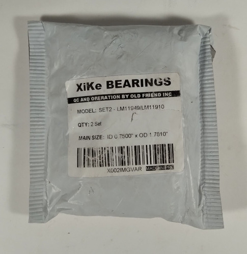 1 New Xike Set2 Lm11949/lm11910 X2 Id.75 X 1. Ccx