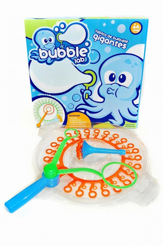 Imagen 1 de 5 de Burbujero Burbujas Gigantes Bubble Lab Grande Aro Triple