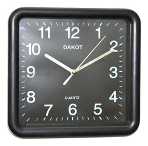 Reloj Pared Dakot Análogo P12 19,5 X 19,5 Cm