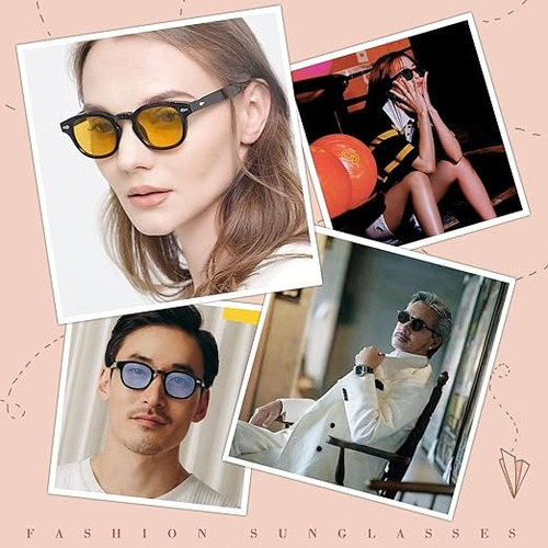Gafas De Sol De Johnny Depp Con Protección Uv400 Vintage