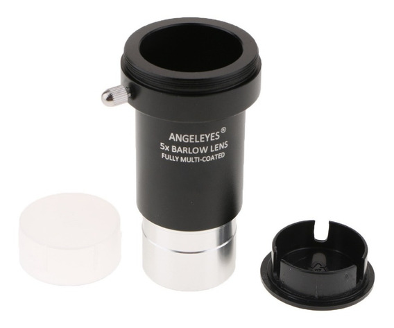 Barlow lente ocular 5x para Celestron celular telescopio soporte de adaptador. 