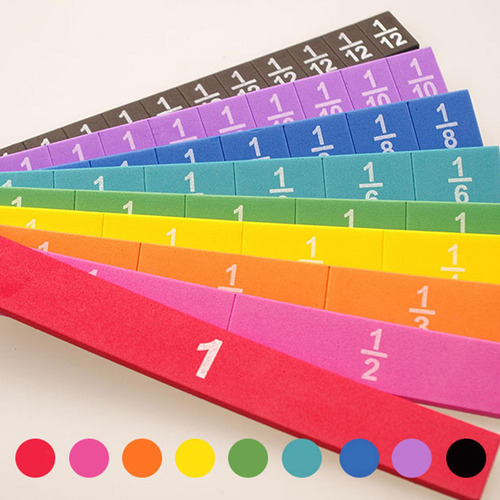 51x Cubos De Fracción Juguetes Materiales De Matemáticas