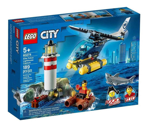 Lego City - Polícia De Elite: Captura No Farol - 189 Peças