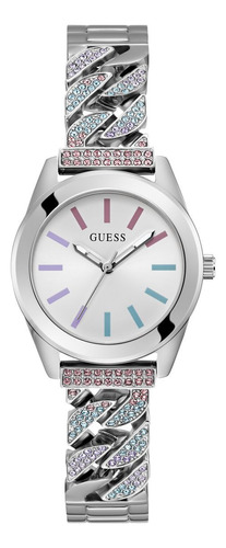 Reloj Para Mujer Guess Mini Luxe Color Oro Rosa Gw0112l3