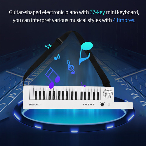 Teclado Electrónico De 37 Teclas Piano Recargable For Niños