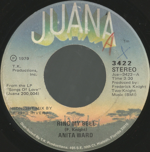 Anita Ward / Ring My Bell - Simple Vinilo Usa