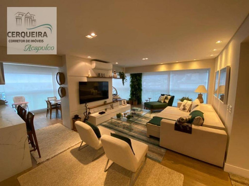 Apartamento À Venda, 145 M² Por R$ 2.300.000,00 - Jardim Belmar - Guarujá/sp - Ap0073