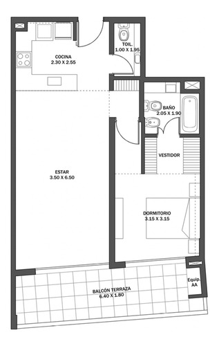 Imagen 5 de 5 de Venta Depto 2 Amb Anticipo Y Cuotas Caballito