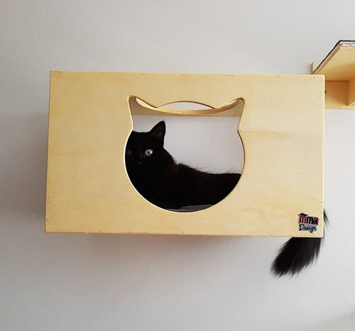 Imagem 2 de 2 de Nicho Toca Casinha Para Gato Maine Coon