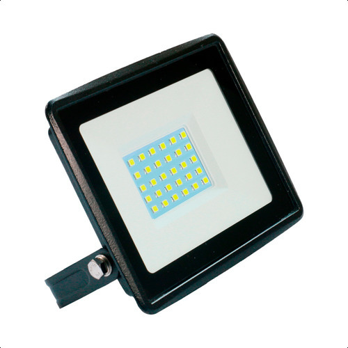 Luminario Icon Led Reflector 30w 5000k 100-240v Ip65 Negro