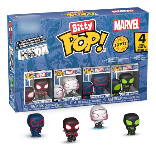 Funko Bitty Pop: Marvel Spider-man - Miles Morales 4 Pack