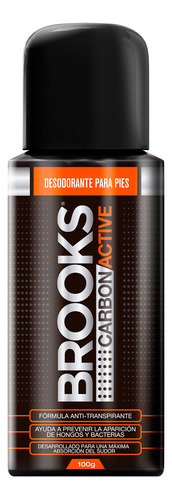 Talco En Spray Brooks Carbon Active 100 Grs
