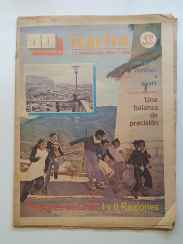 Icarito Revista Del Niño Chileno N° 616 27 Agosto 1980. J