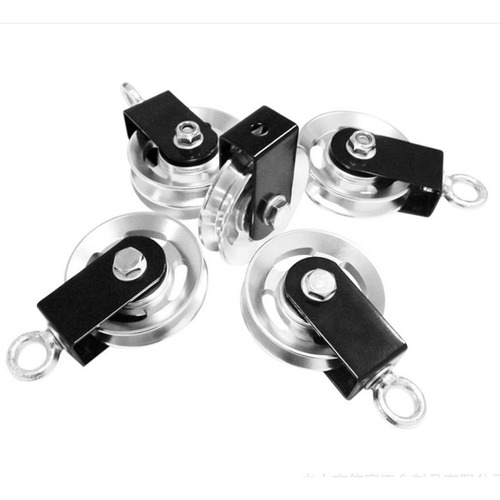 Polea Simple Bloque Acero Inoxidable De Altas 95mm