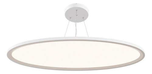 Lámpara De Techo Colgante Moderna Tipo Panel Suspendido. Color Blanco 110v/220v