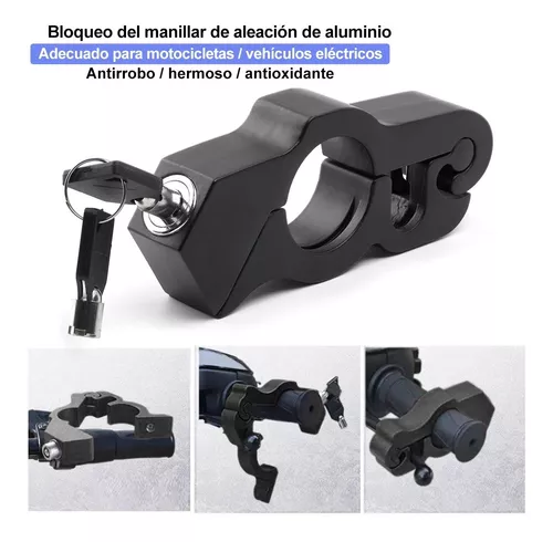 Candado para Moto y scooter Grip Lock, Negro