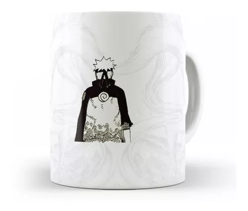 Caneca Naruto Desenho - Interior E Alça Branca (simples)