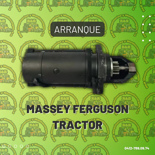 Arranque Massey Ferguson Tractor
