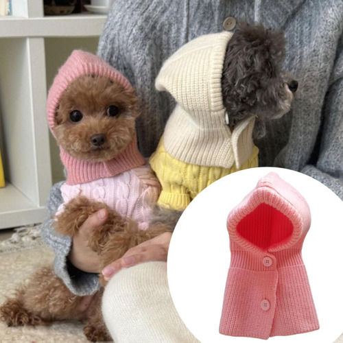 Gorro De Invierno Para Mascotas, Gorro Cálido, Disfraz Rosa