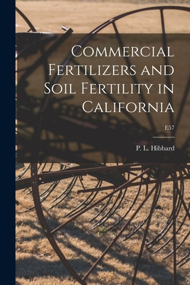 Libro Commercial Fertilizers And Soil Fertility In Califo...