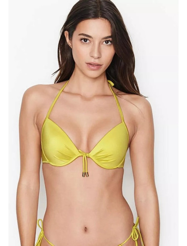 Bikini Victorias Secret Corpiño Verde Limón