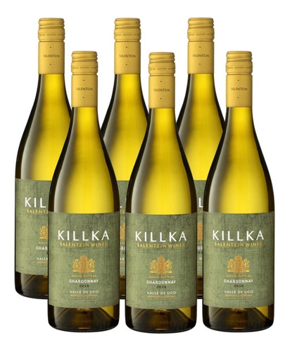 Vino Killka Chardonnay 750ml X6 - Perez Tienda