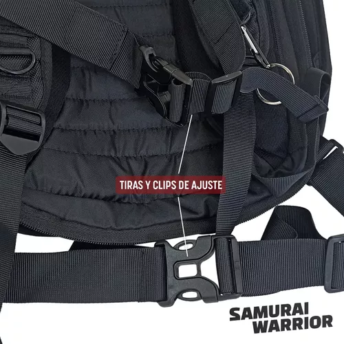 Mochila Moto Semi Rigida Turismo Samurai 32/49 Lts Casco