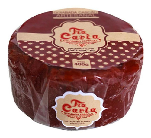 Imagem 1 de 2 de Goiabada Cascão Tia Carla 400g