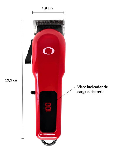 Kit Maquina De Tosa Sem Fio Para Cachorro E Gato Lâmina Inox