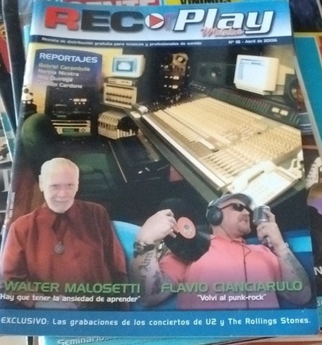 Rec Play Flavio Cianciarulo Walter Malosetti