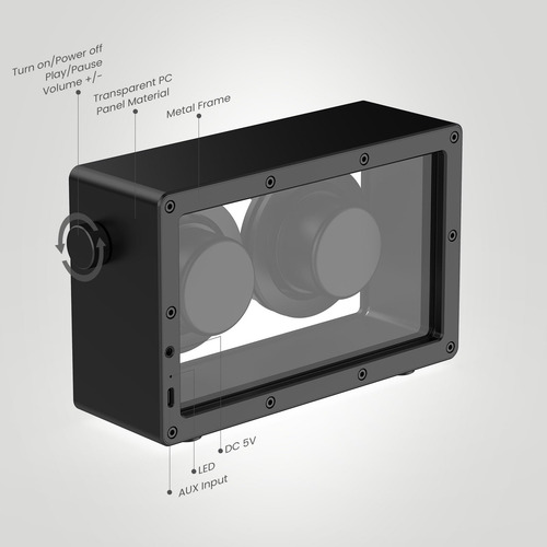 Altavoz Bluetooth Jayine Cassette Portátil 16w Negro