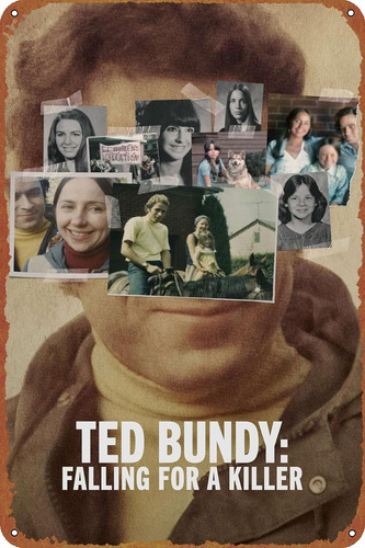 Ted Bundy: Falling For A Killer Cartel De Lata Retro De Meta