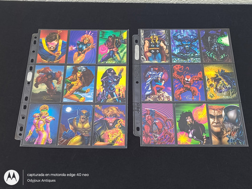 Semi Colección Pepsi Cards Marvel 1994 Retro Original 110pz (Usado)