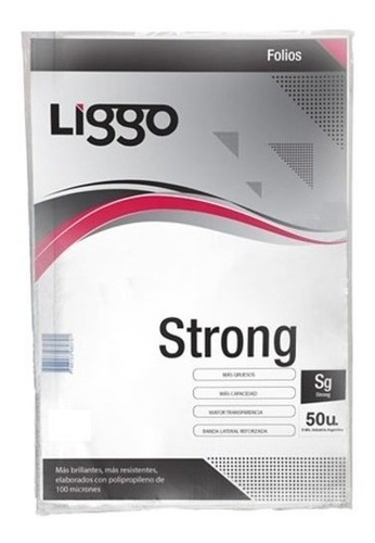 Folios Liggo Standard 35 Micrones A4 X 100