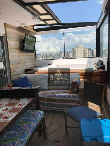 Imagem 1 de 27 de Belíssima Cobertura Duplex Á Venda No Centro De Osasco - Co0021