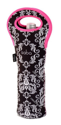 Porta Botella De Neopreno Estampado Saba Lf