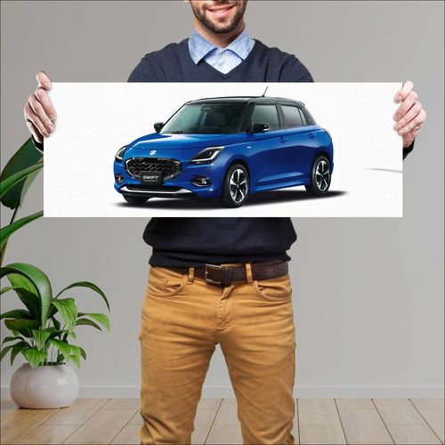 Cuadro 30x80cm Auto 2023 Suzuki Swift Concept 12 64