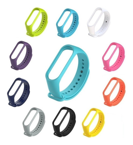 Pulseira Extra Xiaomi Mi Band 3 Coloridas Pronta Entrega