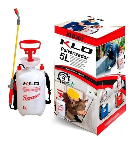 Pulverizador Fumigador Manual 5 Litros A Presion Kld367
